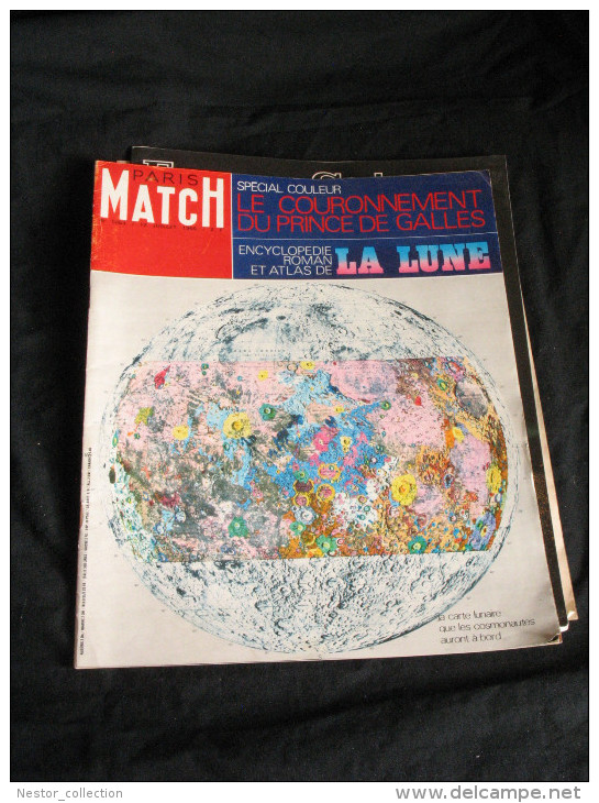 Lot Aéronautique Lune Match 1970 N° 1053 France Soir Spécial Guide N° 1 De L'espace, Univers Match - Aviation