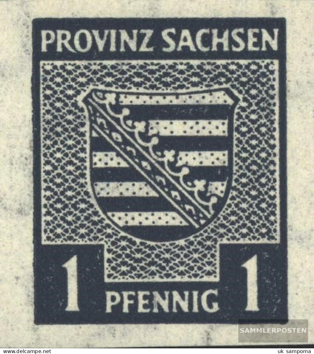 Soviet Zone (Allied.cast.) 66IV, Damaged H Of SAChSEN Unmounted Mint / Never Hinged 1945 Provincial Coat Of Arms - Other & Unclassified