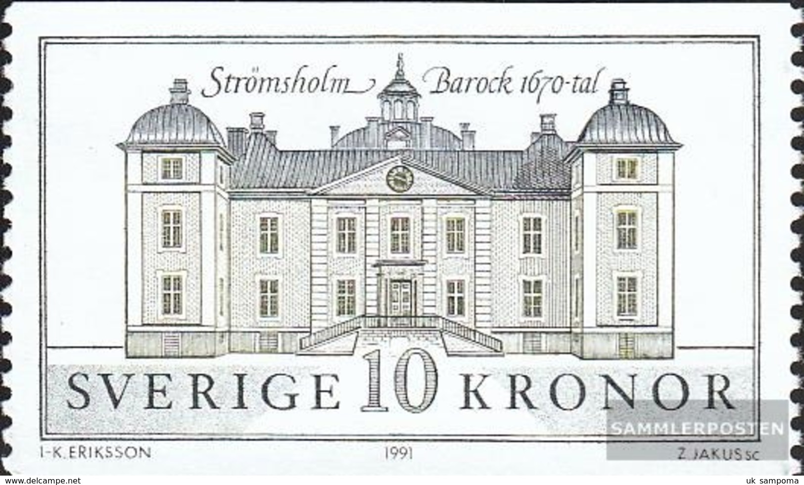 Sweden Mi.-number.: 1684 (complete Issue) Unmounted Mint / Never Hinged 1991 Castle Strömsholm - Ongebruikt