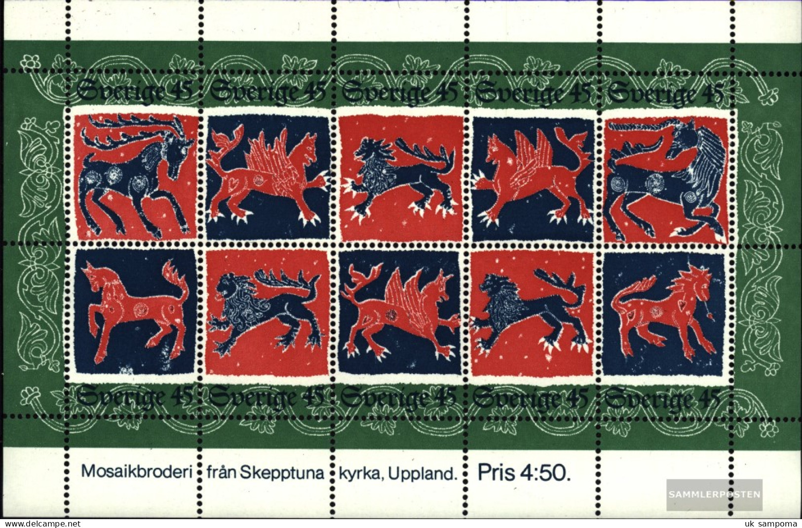 Sweden Block6 (complete Issue) Unmounted Mint / Never Hinged 1974 Christmas 1974 - Blocks & Sheetlets