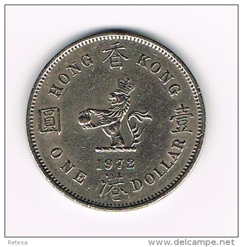 *** HONG KONG  1 DOLLAR  1972 - Hongkong