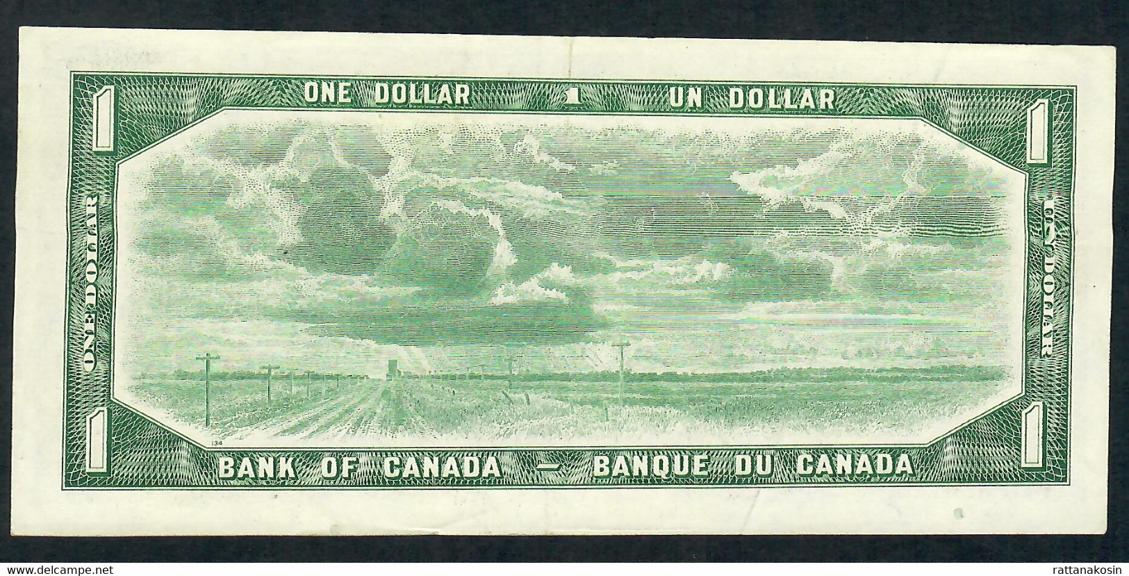 CANADA P75b 1 DOLLAR 1961  BEATTIE RAMINSKY  REPLACEMENT   AU-UNC. - Kanada