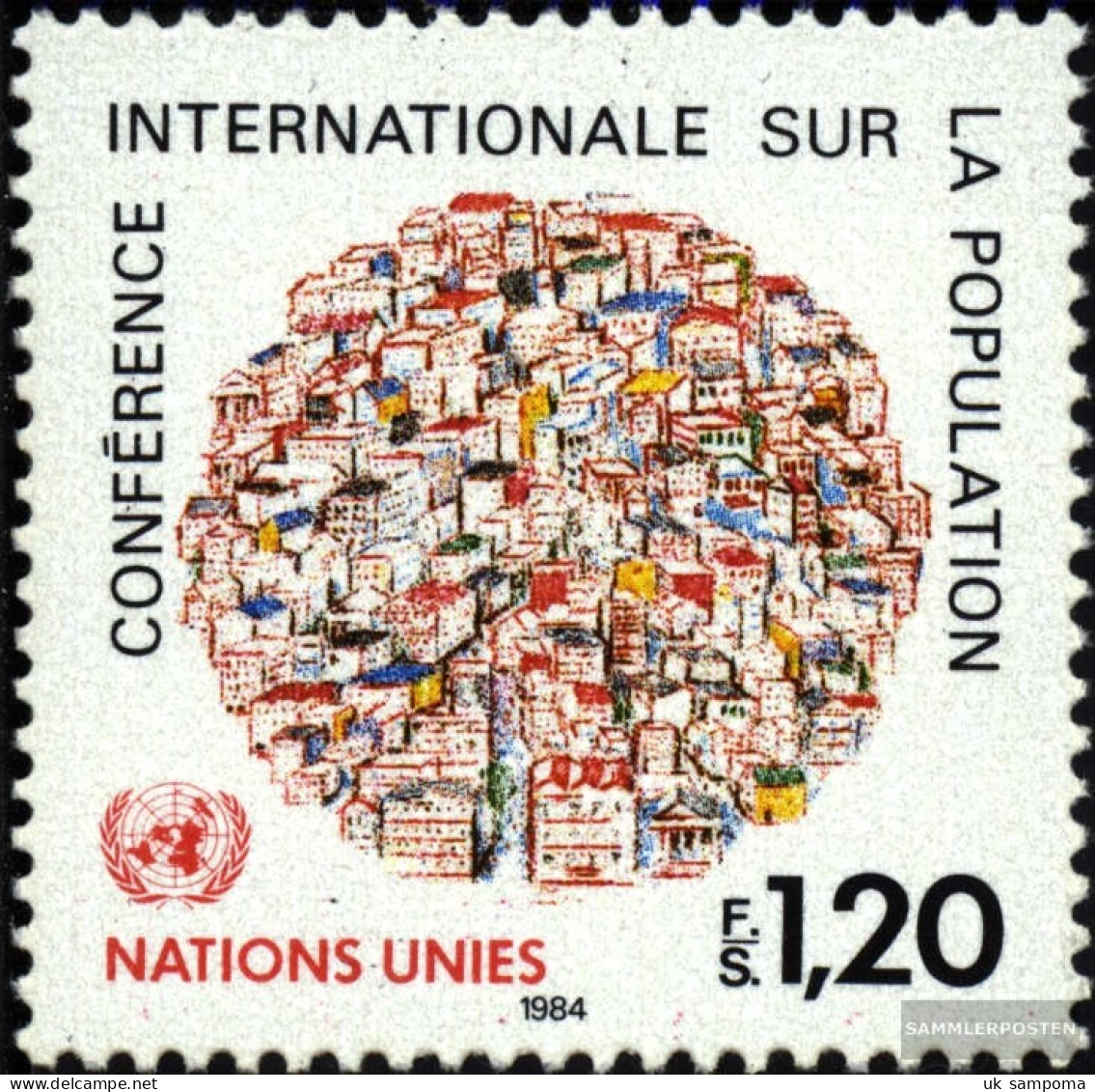 UN - Geneva 119 (complete Issue) Unmounted Mint / Never Hinged 1984 Population Conference - Vanuatu (1980-...)