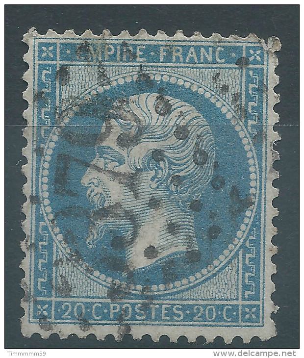 Lot N°29587   N°22, Oblit GC 3379 SENS-S-YONNE (83) - 1862 Napoleon III