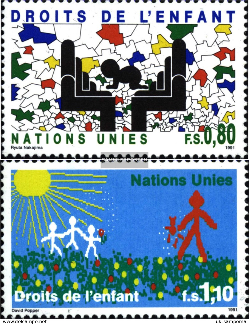 UN - Geneva 202-203 (complete Issue) Unmounted Mint / Never Hinged 1991 Rights Of Kinof - Neufs