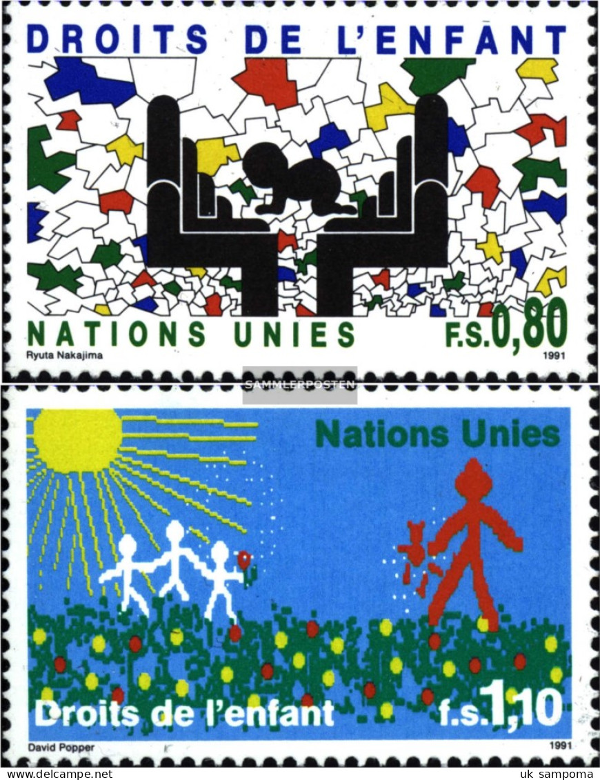 UN - Geneva 202-203 (complete Issue) Unmounted Mint / Never Hinged 1991 Rights Of Kinof - Unused Stamps