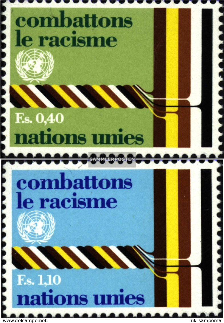UN - Geneva 68-69 (complete Issue) Unmounted Mint / Never Hinged 1977 Fight Against Racism - Gebruikt