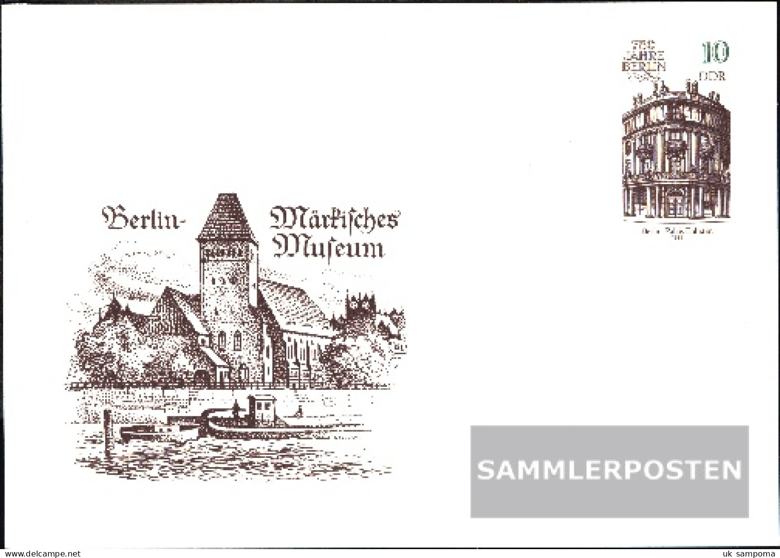 DDR P95 Official Postcard Unused 750 Years Berlin - Other & Unclassified