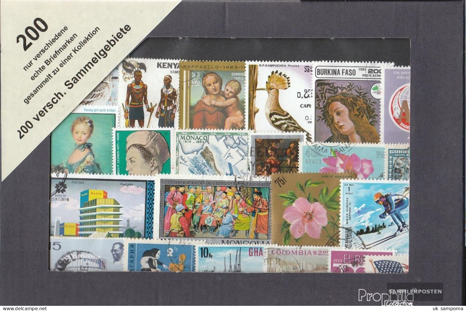 All World 200 Different Stamps  Out Different Collection Areas - Lots & Kiloware (mixtures) - Max. 999 Stamps