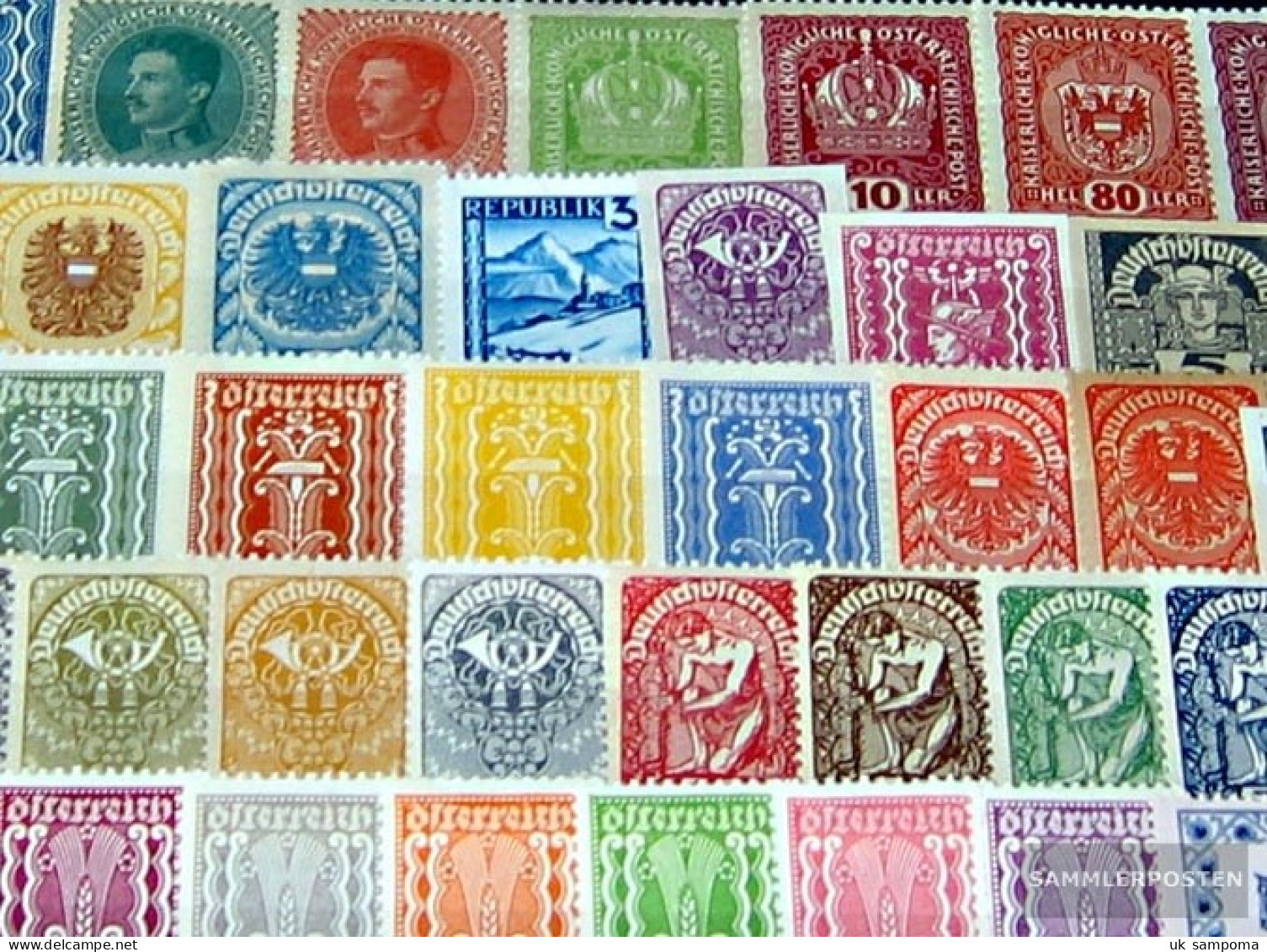 Austria 50 Different Stamps Unmounted Mint / Never Hinged - Collections