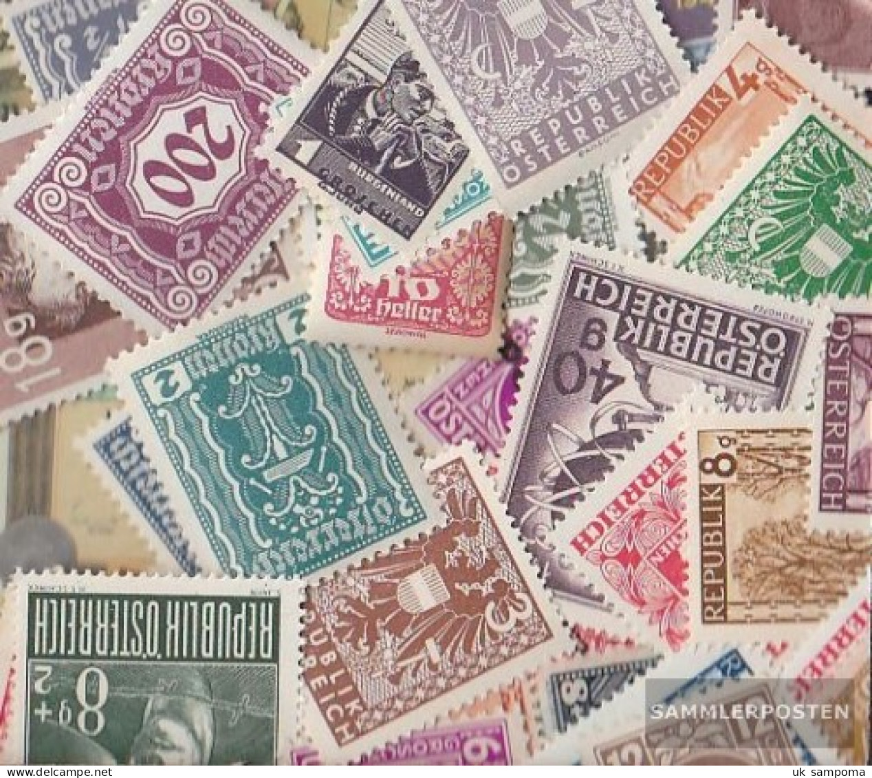 Austria 50 Various Stamps Unmounted Mint / Never Hinged Until 1947 - Verzamelingen