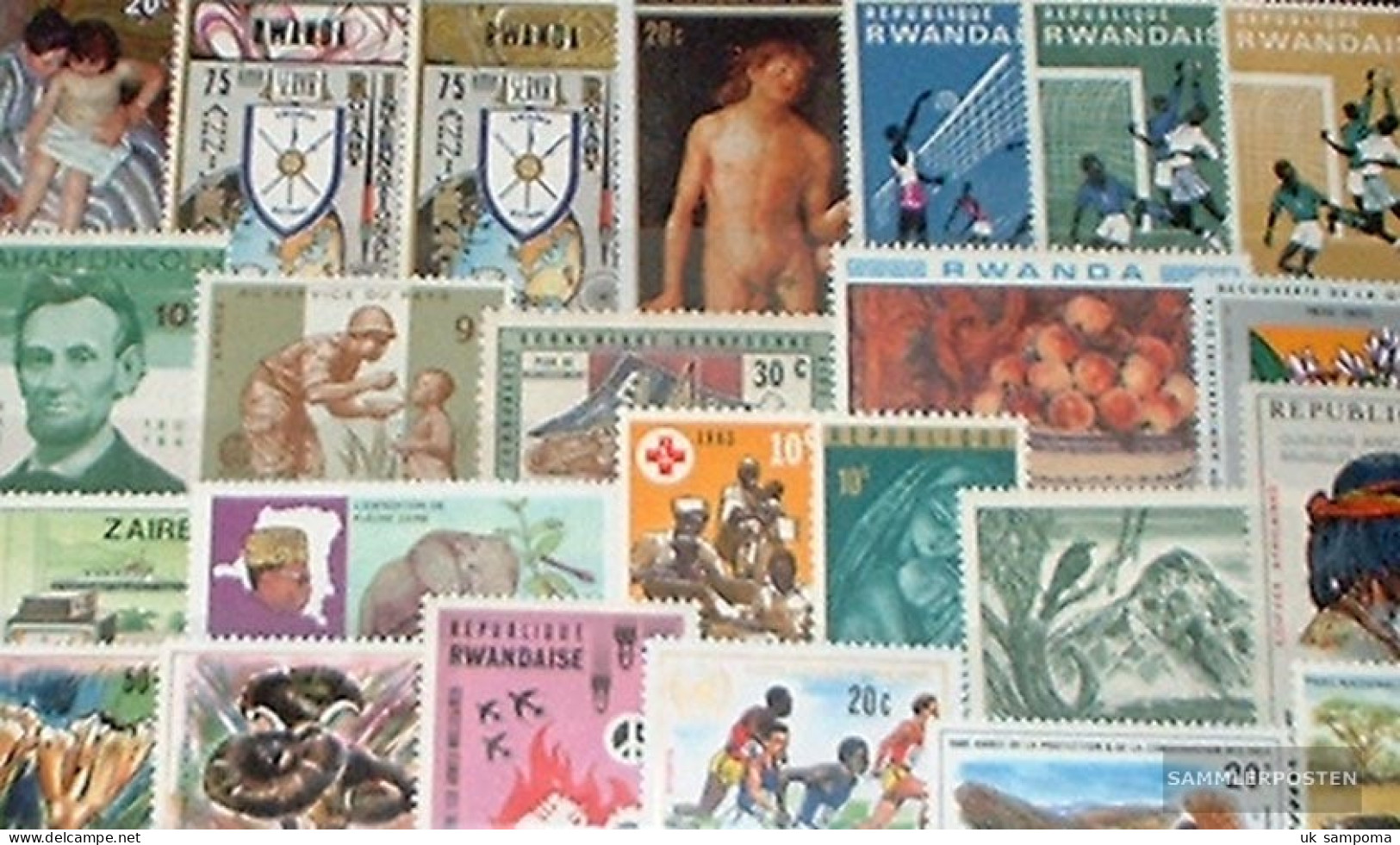 Belgium 100 Different Stamps  Belgian Colonies With Independent States - Belgique