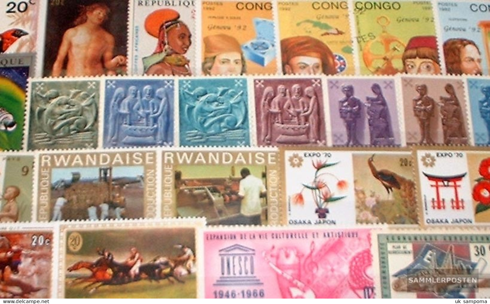 Belgium 50 Different Stamps  Belgian Colonies With Independent States - Sammlungen