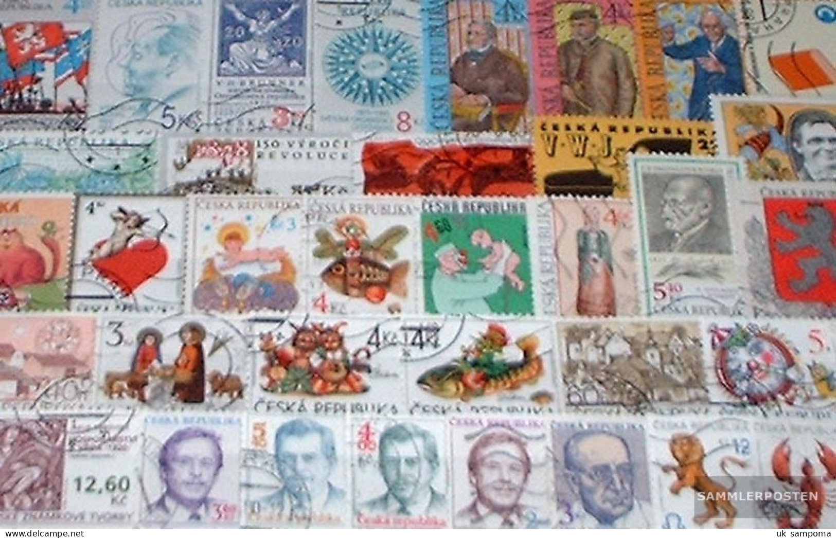 Czech Republic 50 Different Stamps - Colecciones & Series