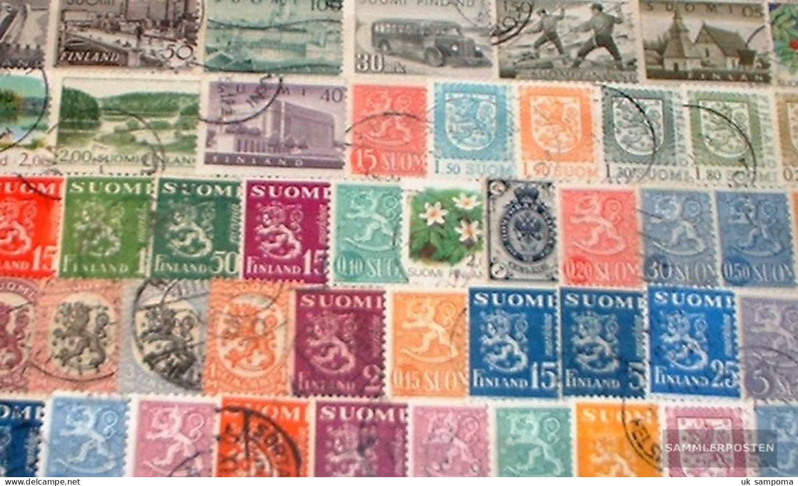 Finland 50 Different Stamps - Sammlungen