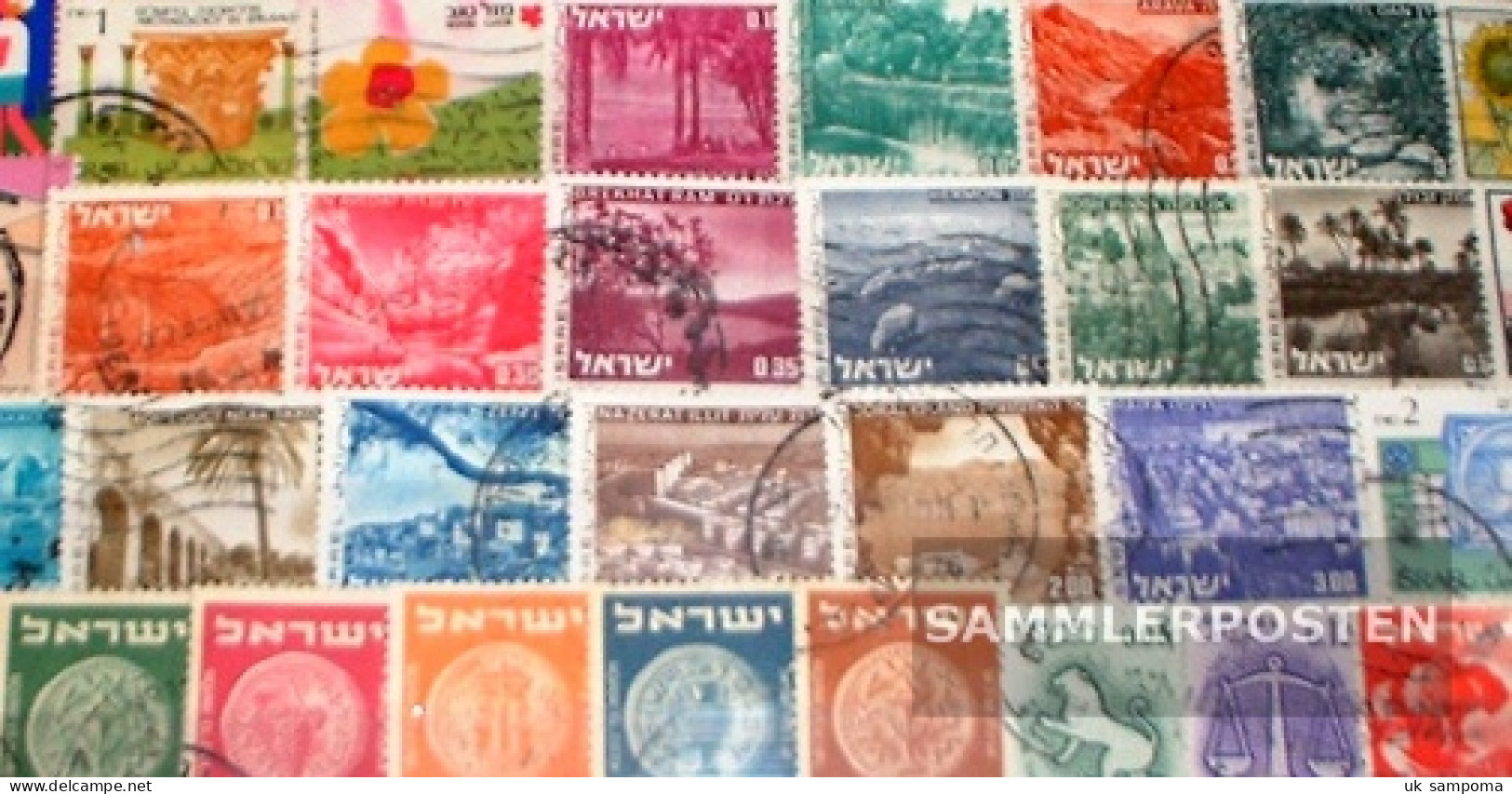 Israel 50 Different Stamps - Lots & Serien