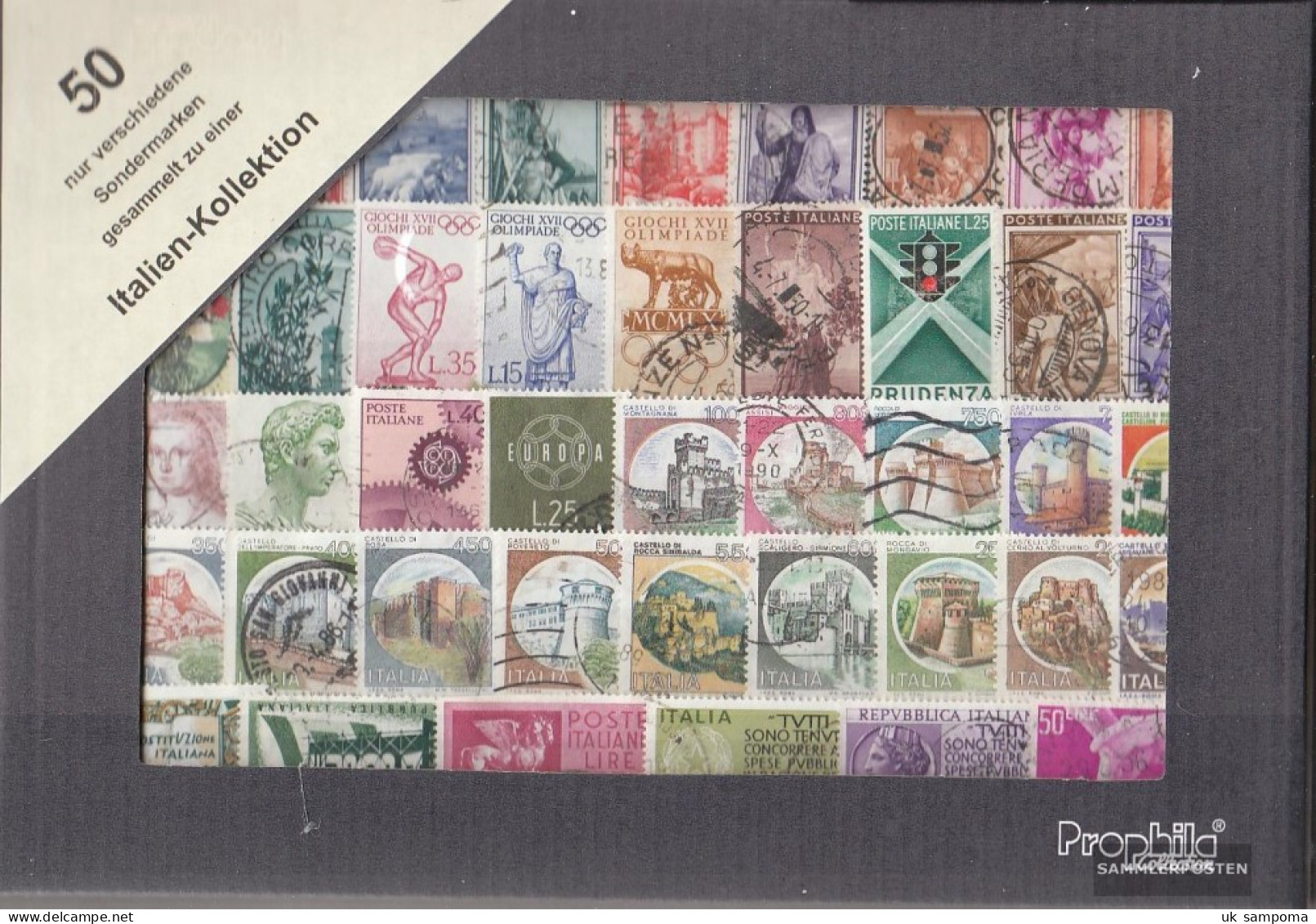Italy 50 Different  Special Stamps And Large - Lotti E Collezioni