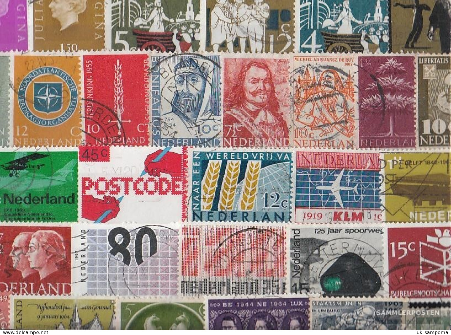 Netherlands 50 Different  Special Stamps And Large - Collections