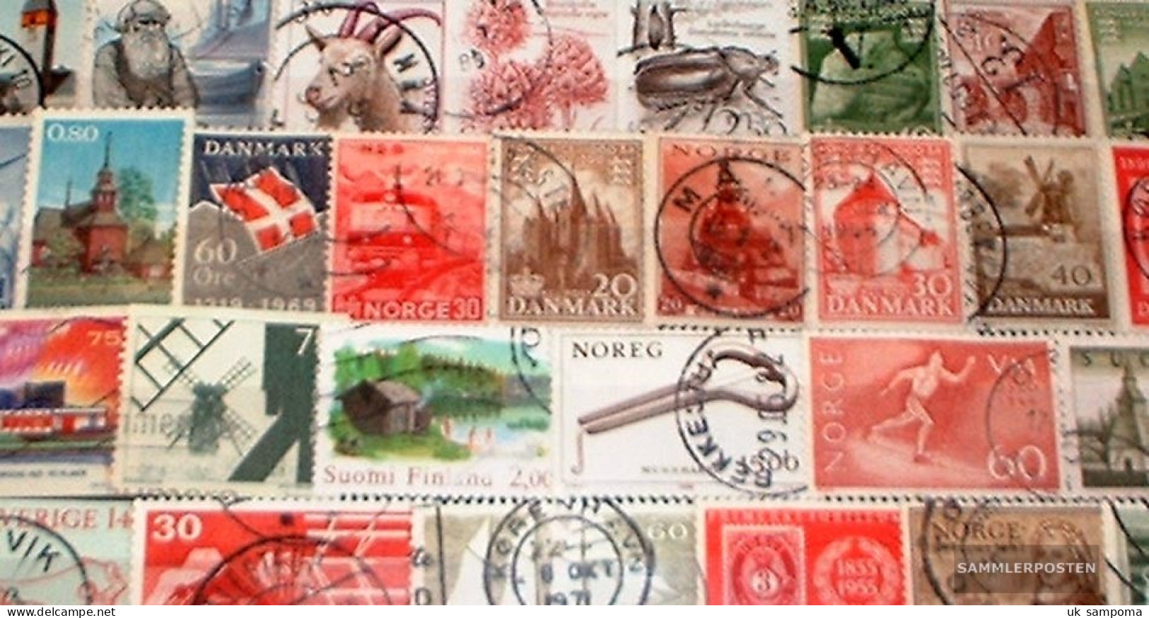 Northern Europe 50 Various  Special Stamps And Large - Lots & Kiloware (mixtures) - Max. 999 Stamps