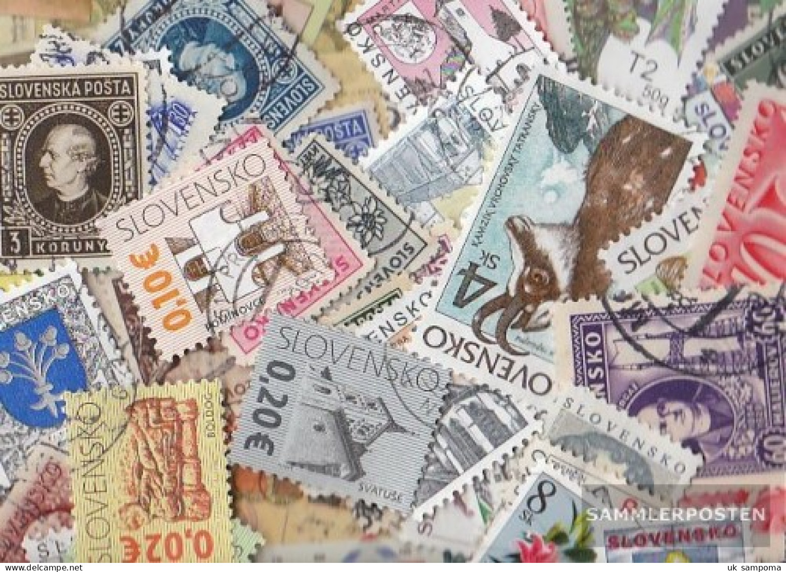 Slovakia 50 Different Stamps - Lots & Serien