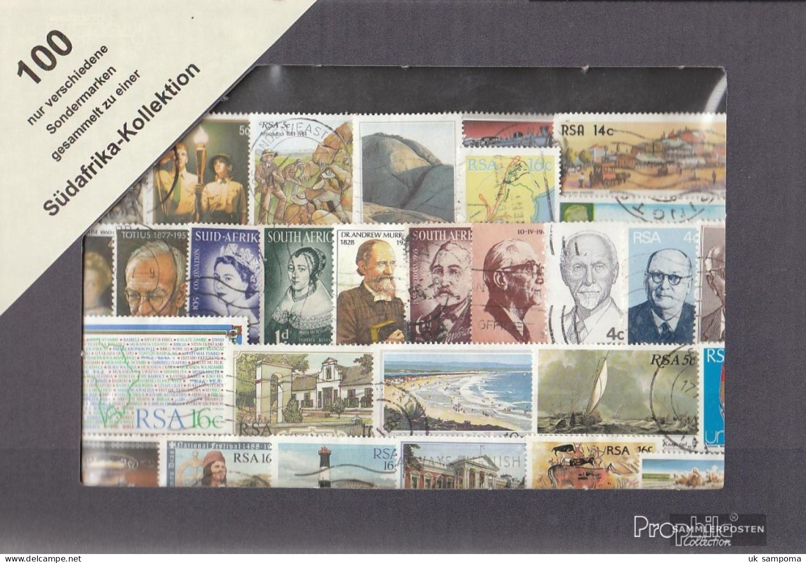 South Africa 100 Different Special Stamps - Colecciones & Series