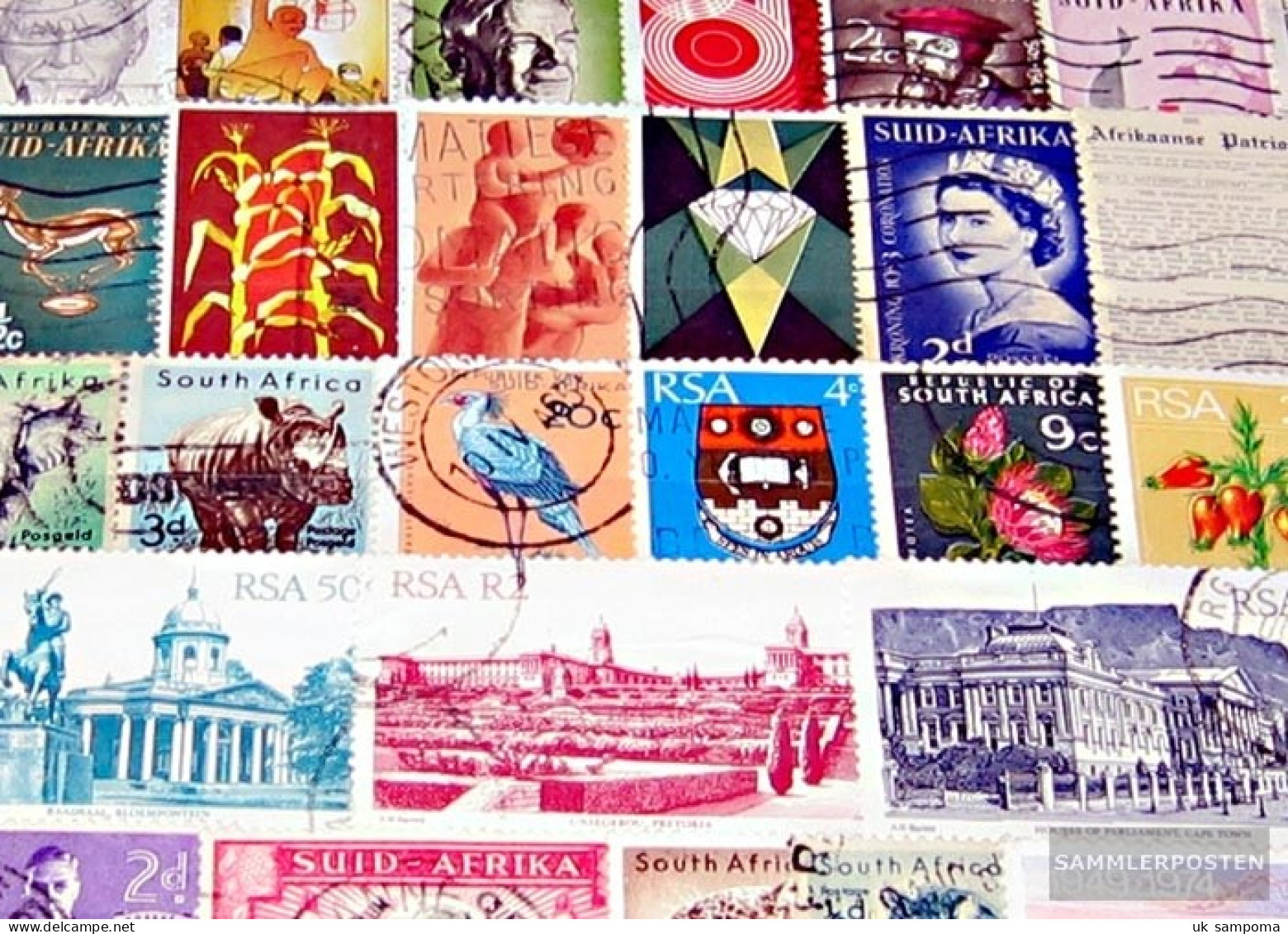 South Africa 150 Different Stamps - Collezioni & Lotti