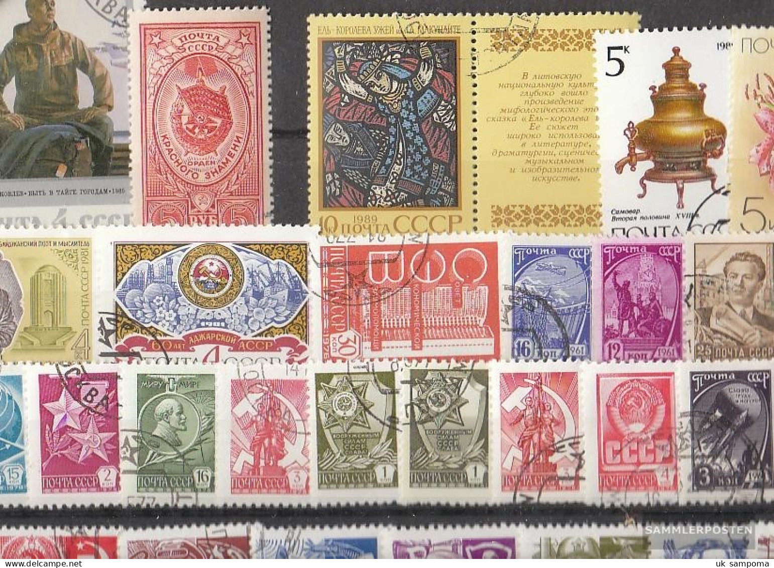 Soviet Union 100 Different Stamps - Collections