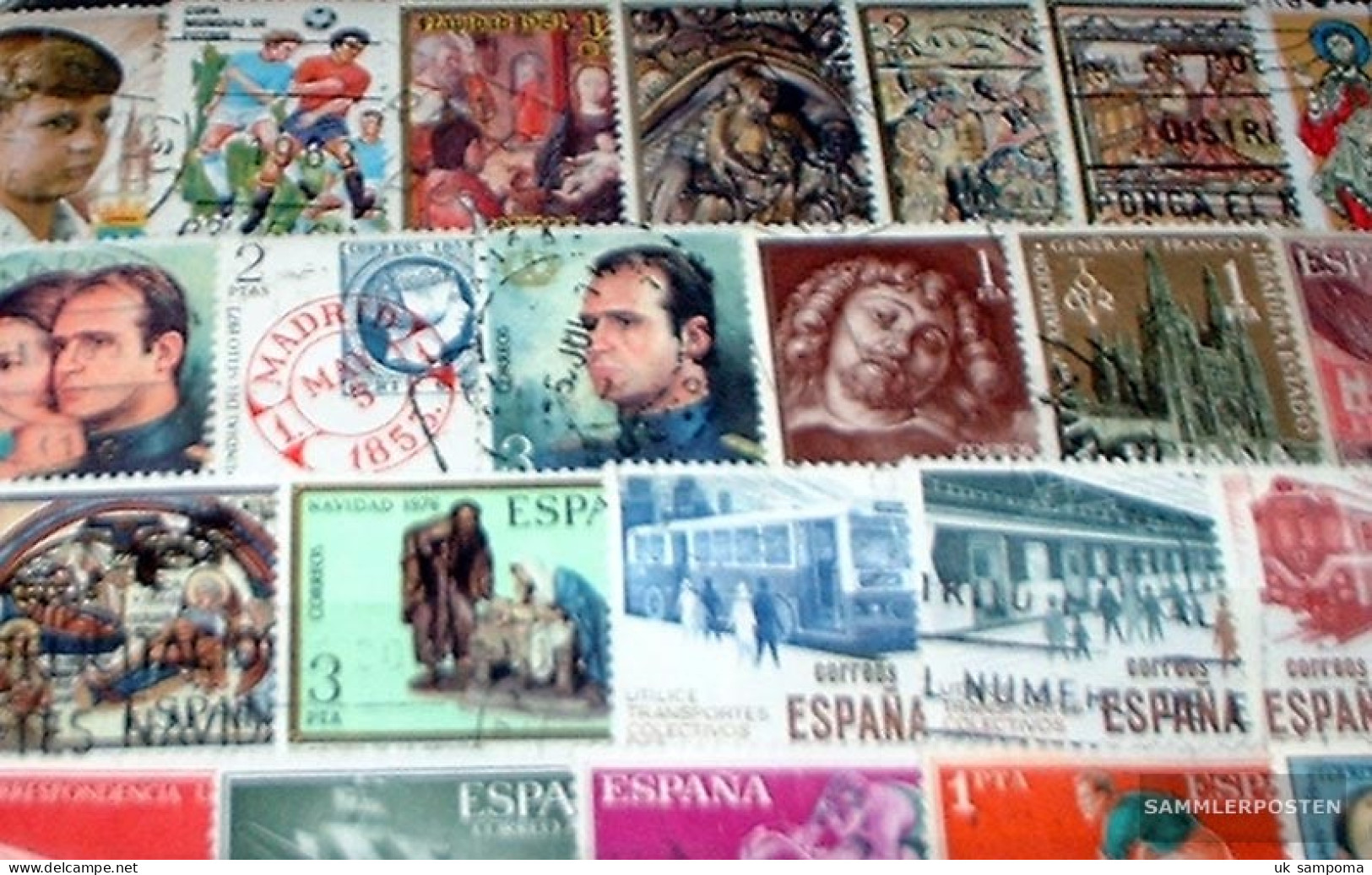 Spain 100 Various  Special Stamps And Large - Collections