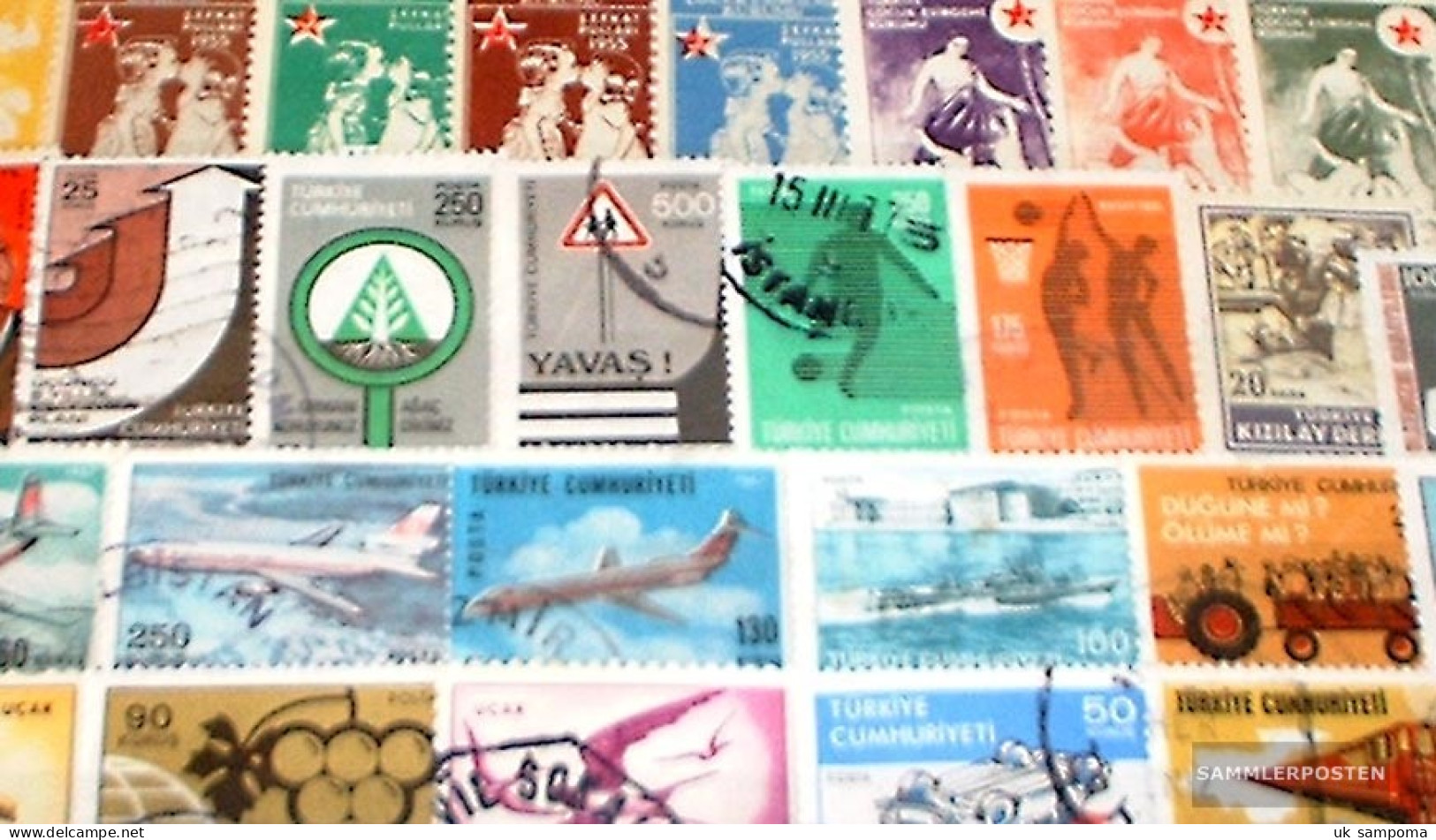 Turkey 100 Different Special Stamps - Ungebraucht