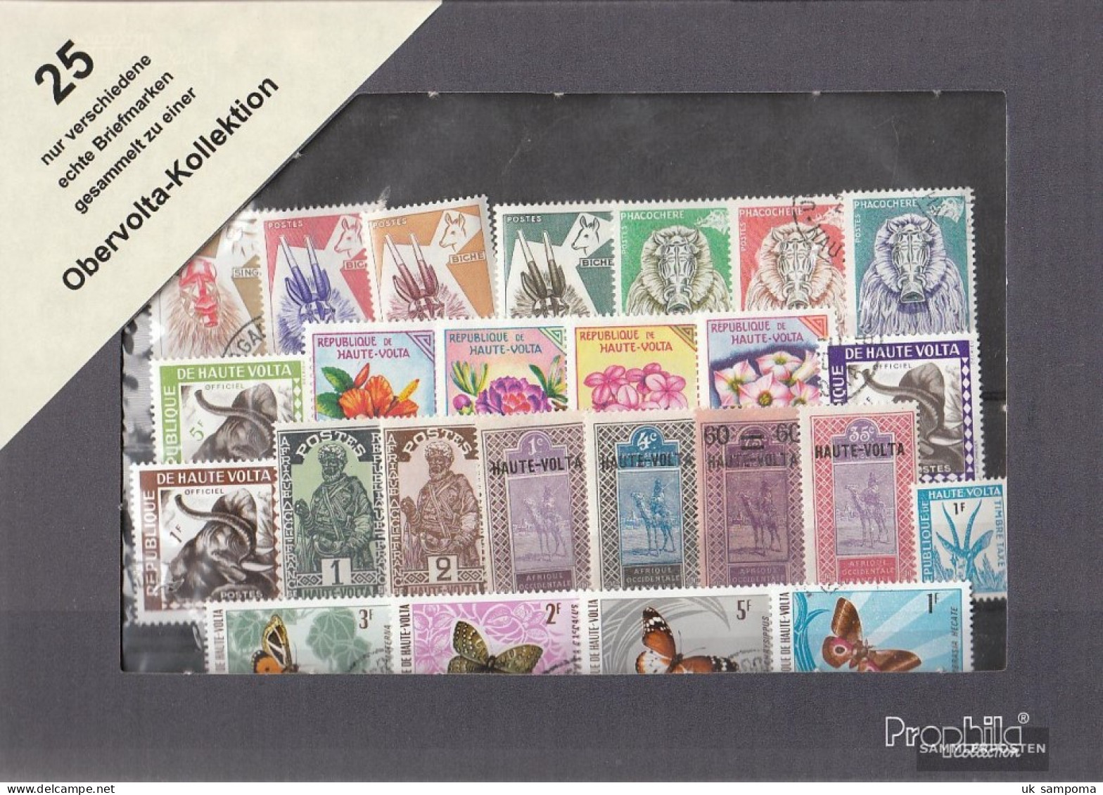 Upper Volta 25 Different Stamps - Other & Unclassified