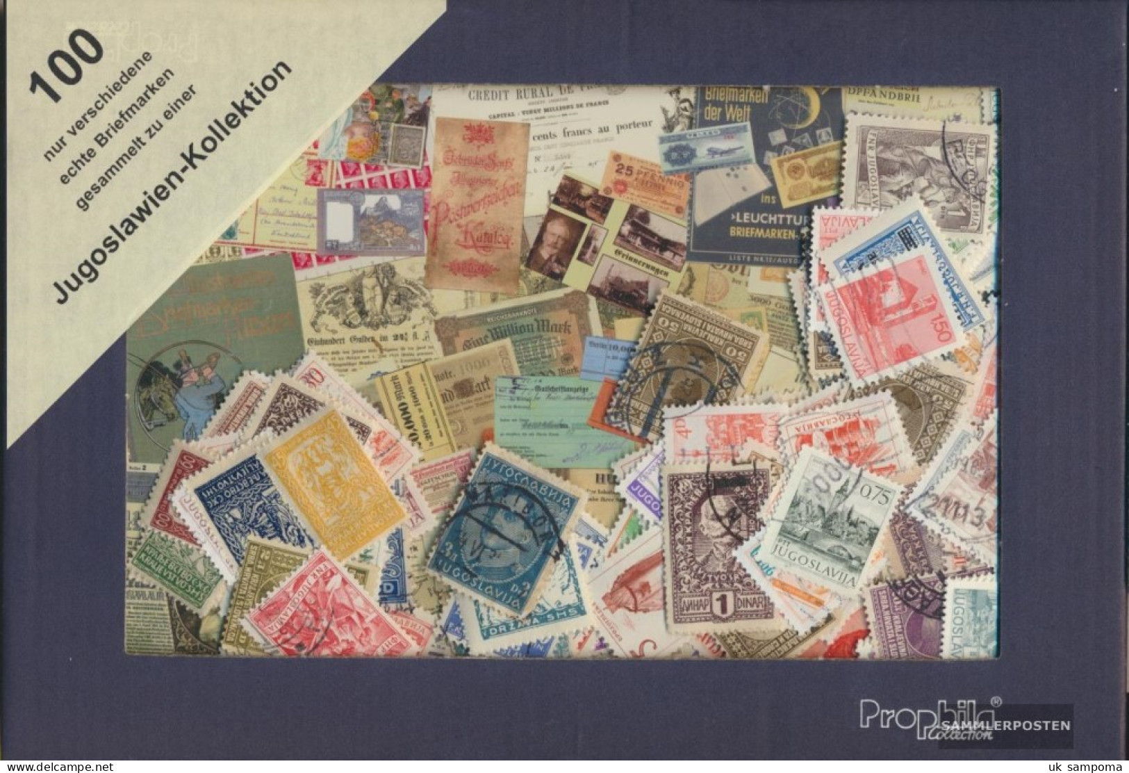 Yugoslavia 100 Different Stamps - Lots & Serien