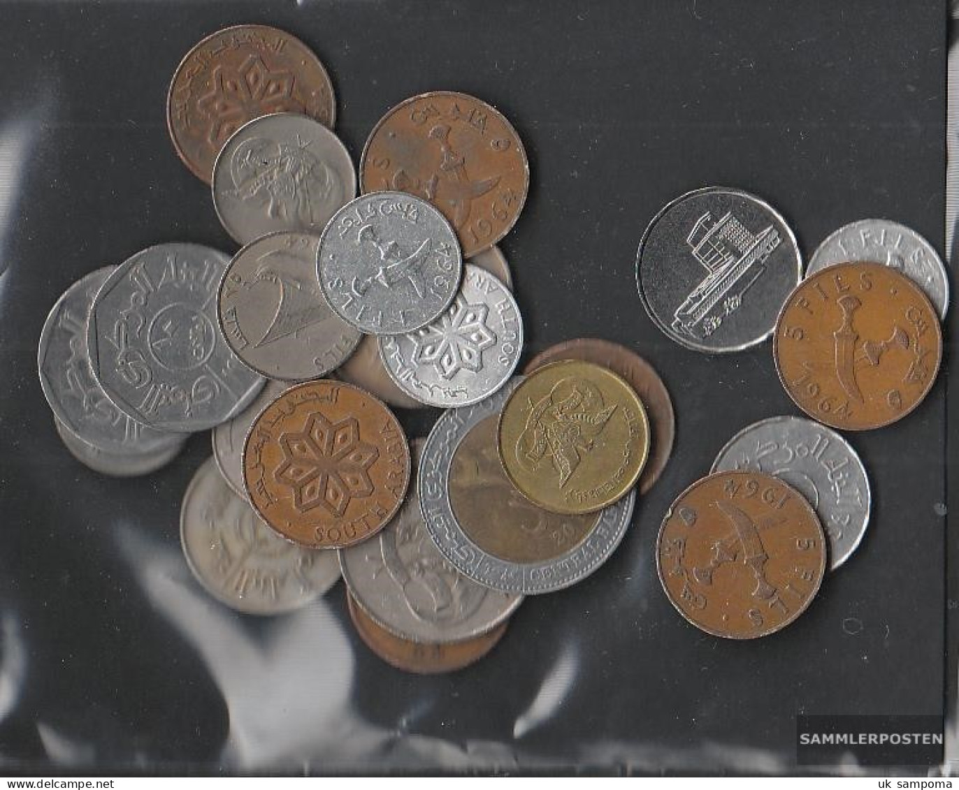 Asia 100 Grams Münzkiloware  Only Out Yemen - Lots & Kiloware - Coins