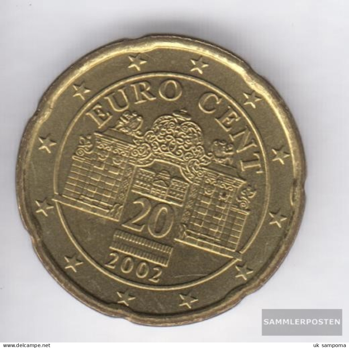 Austria O 5 2003 Stgl./unzirkuliert Stgl./unzirkuliert 2003 Kursmünze 20 Cent - Austria
