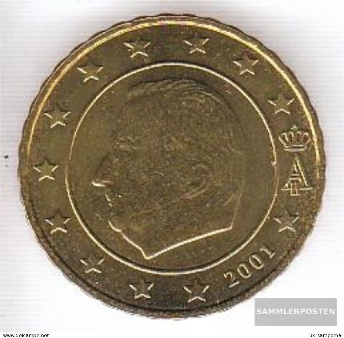 Belgium B 4 2001 Stgl./unzirkuliert Stgl./unzirkuliert 2001 Kursmünze 10 Cent - Belgium