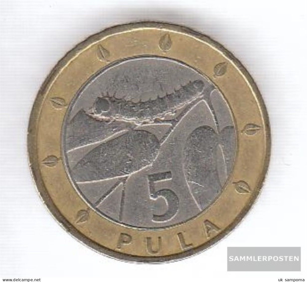 Botswana Km-number. : 30 2007 Very Fine Bimetall Very Fine 2007 5 Pula Crest - Botswana