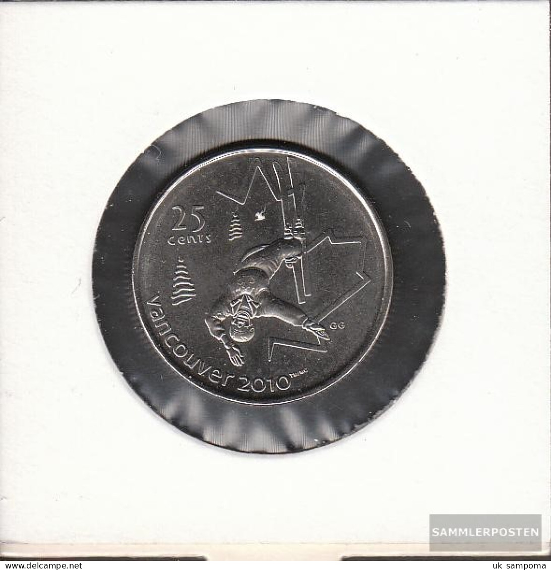 Canada Km-number. : 765 2008 Stgl./unzirkuliert Steel, Nickel Plattiert Stgl./unzirkuliert 2008 25 Cents Skiakrobatik - Canada