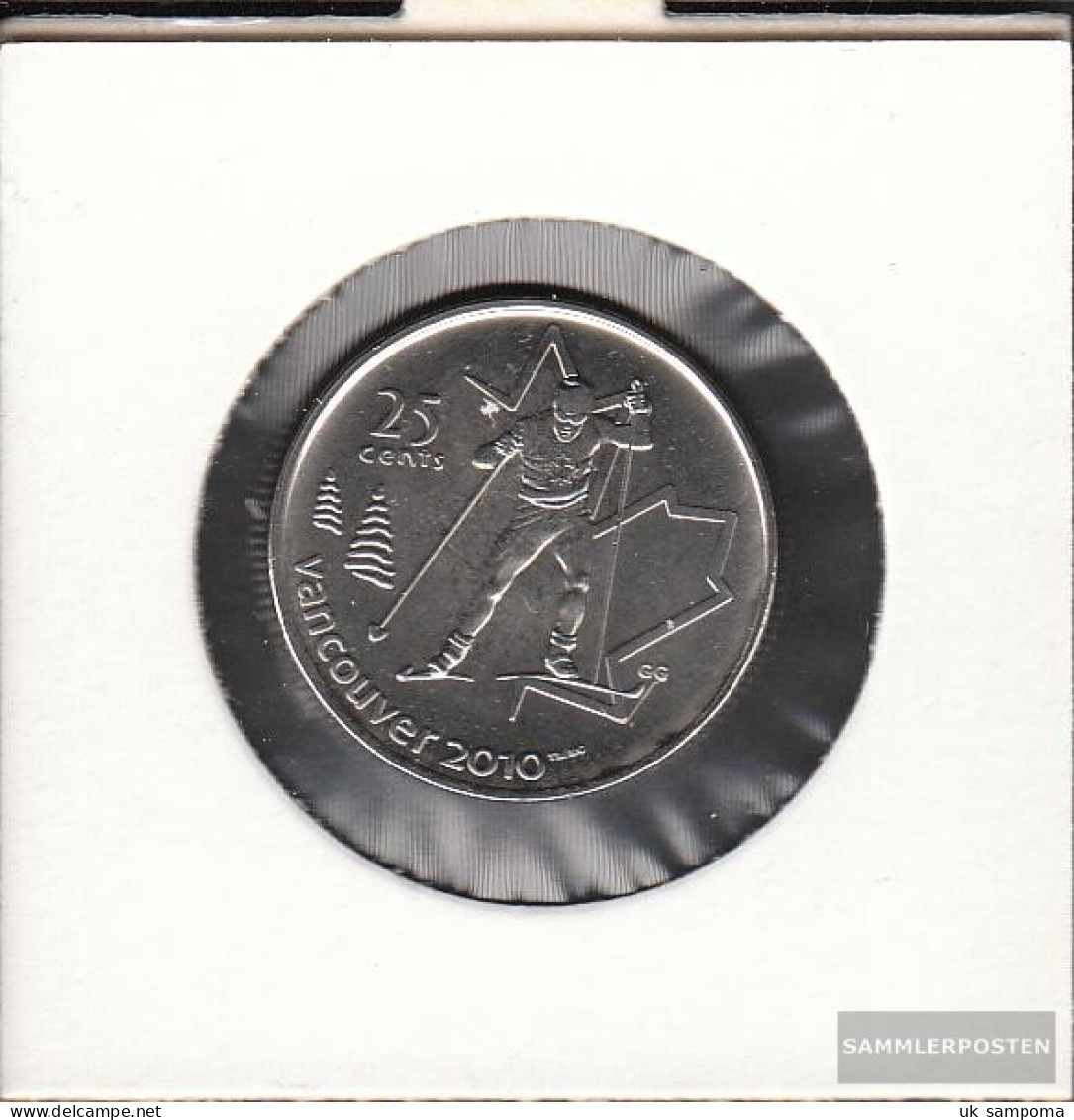 Canada Km-number. : 840 2009 Stgl./unzirkuliert Steel, Nickel Plattiert Stgl./unzirkuliert 2009 25 Cents Cross-country S - Canada