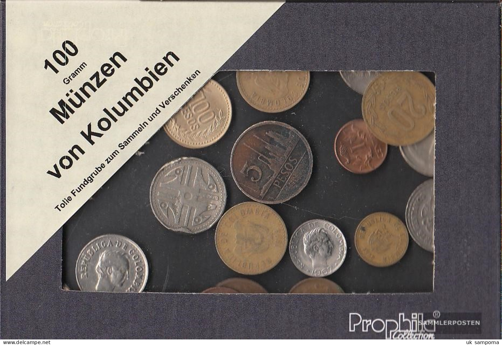 Colombia 100 Grams Münzkiloware - Mezclas - Monedas