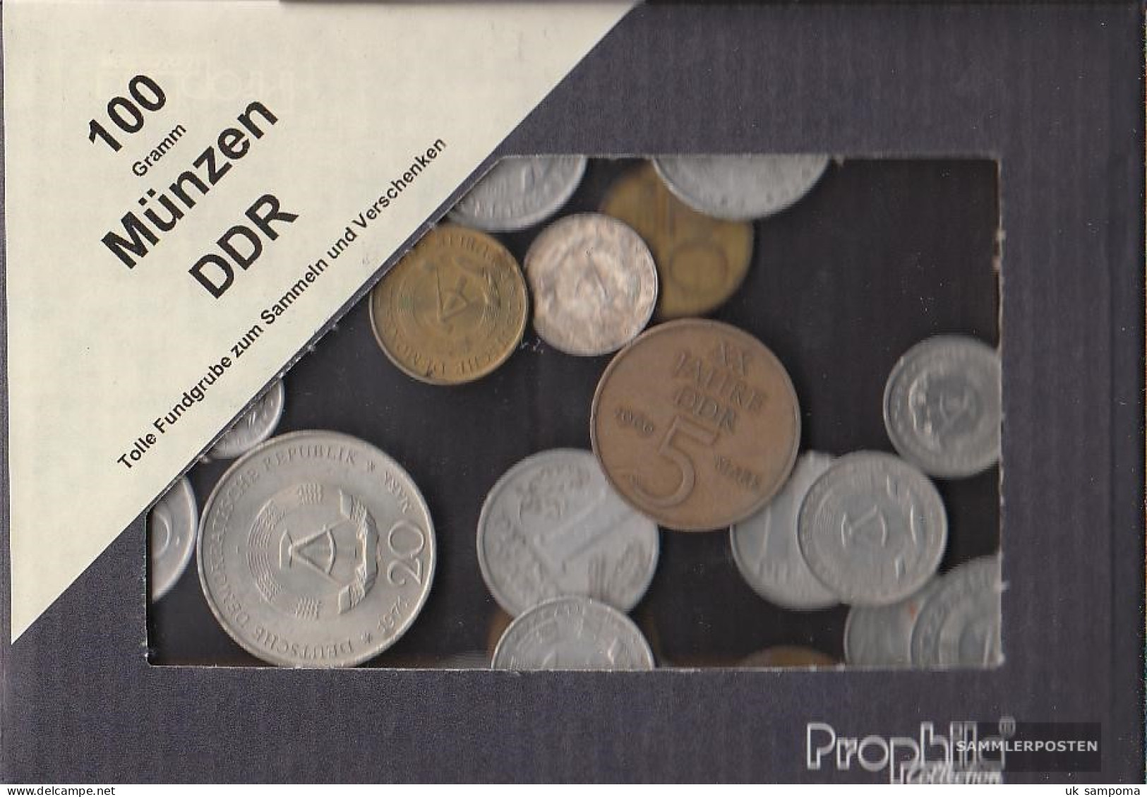 DDR 100 Grams Münzkiloware - Mezclas - Monedas