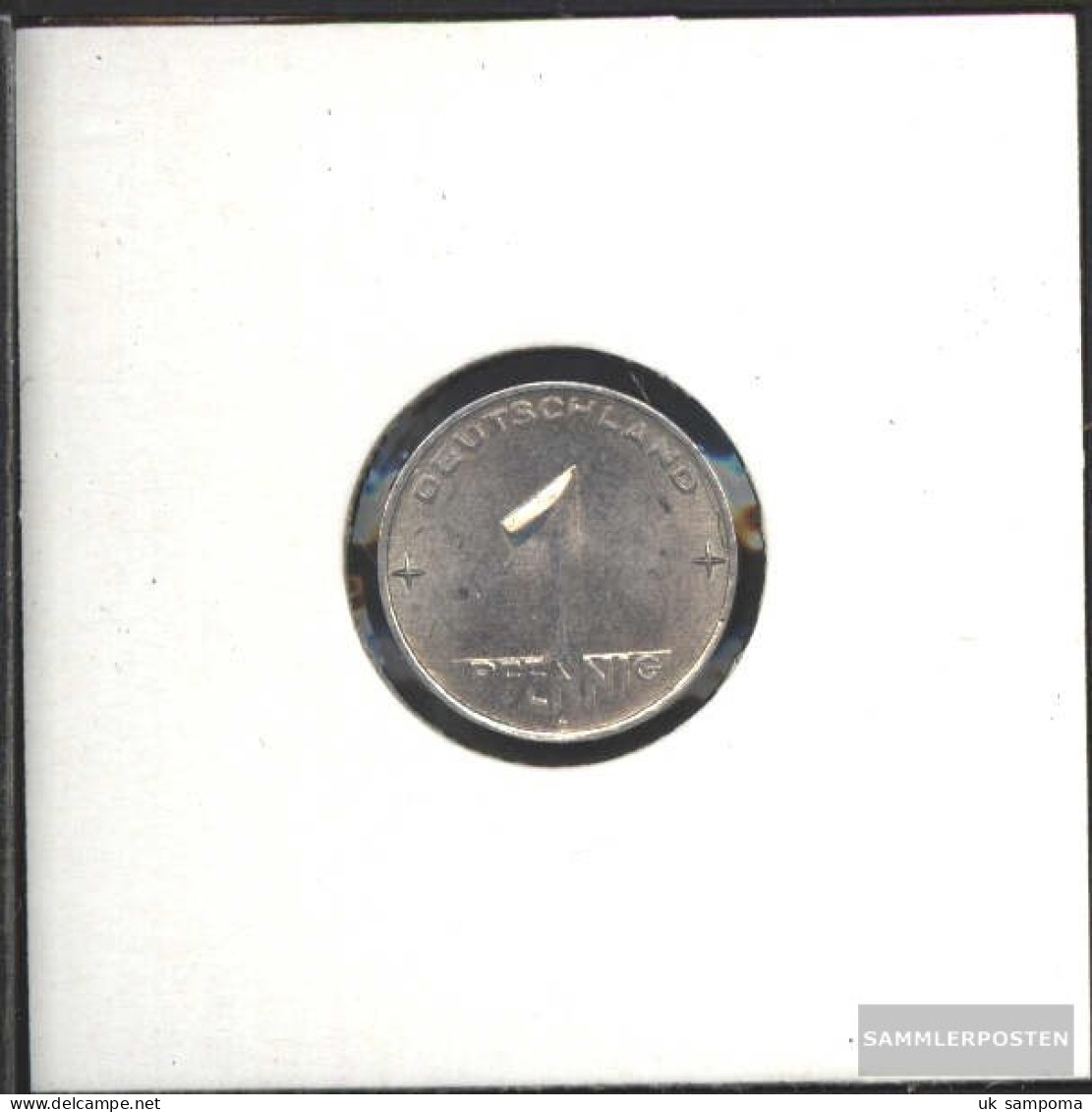 DDR Jägernr: 1505 1953 A Extremely Fine Aluminum Extremely Fine 1953 1 Pfennig Hammer And Zirkel Zwische - 1 Pfennig