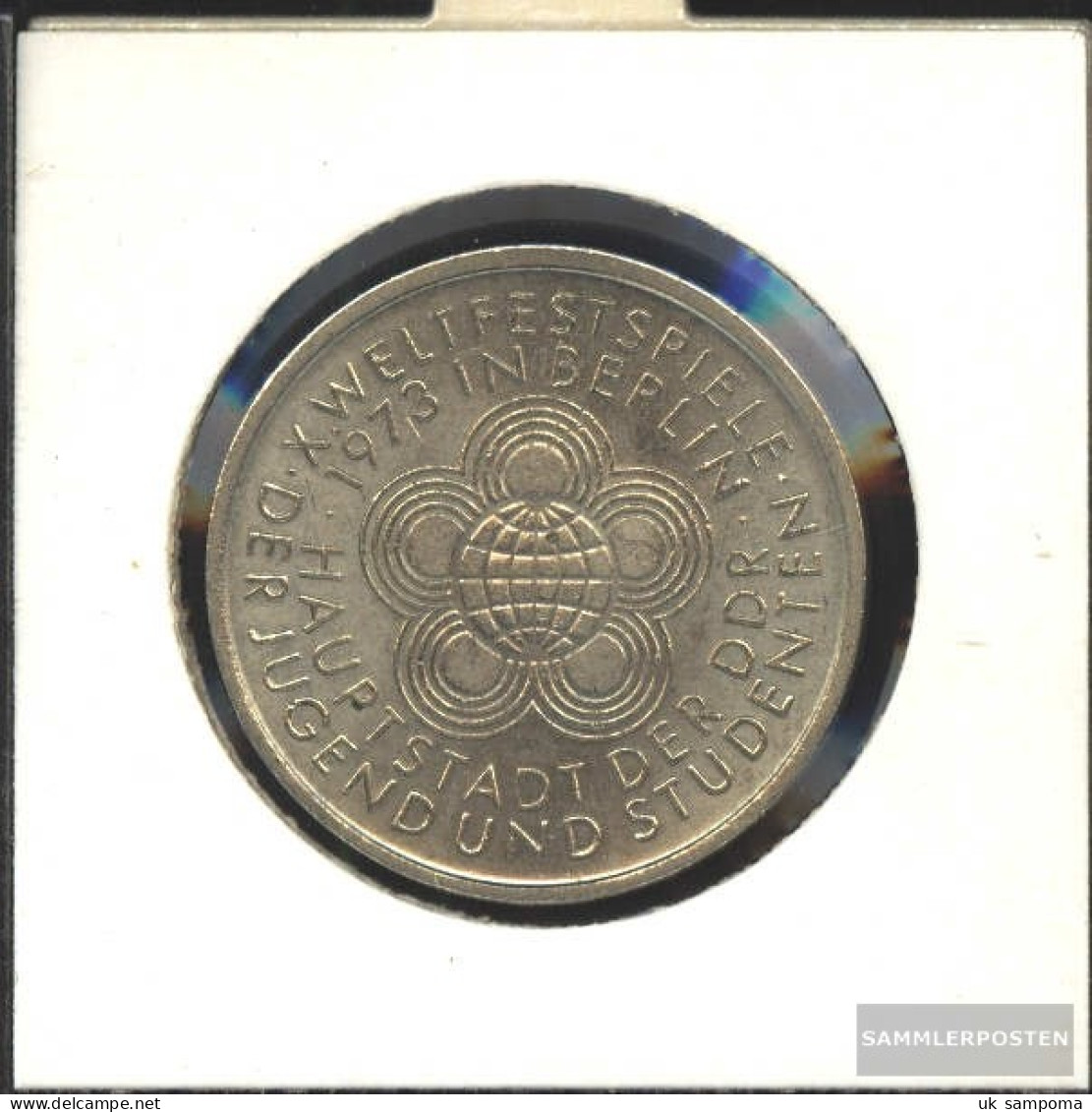 DDR Jägernr: 1545 1973 Extremely Fine Neusilber Extremely Fine 1973 10 Mark X. World Festival The Jugen - Other & Unclassified