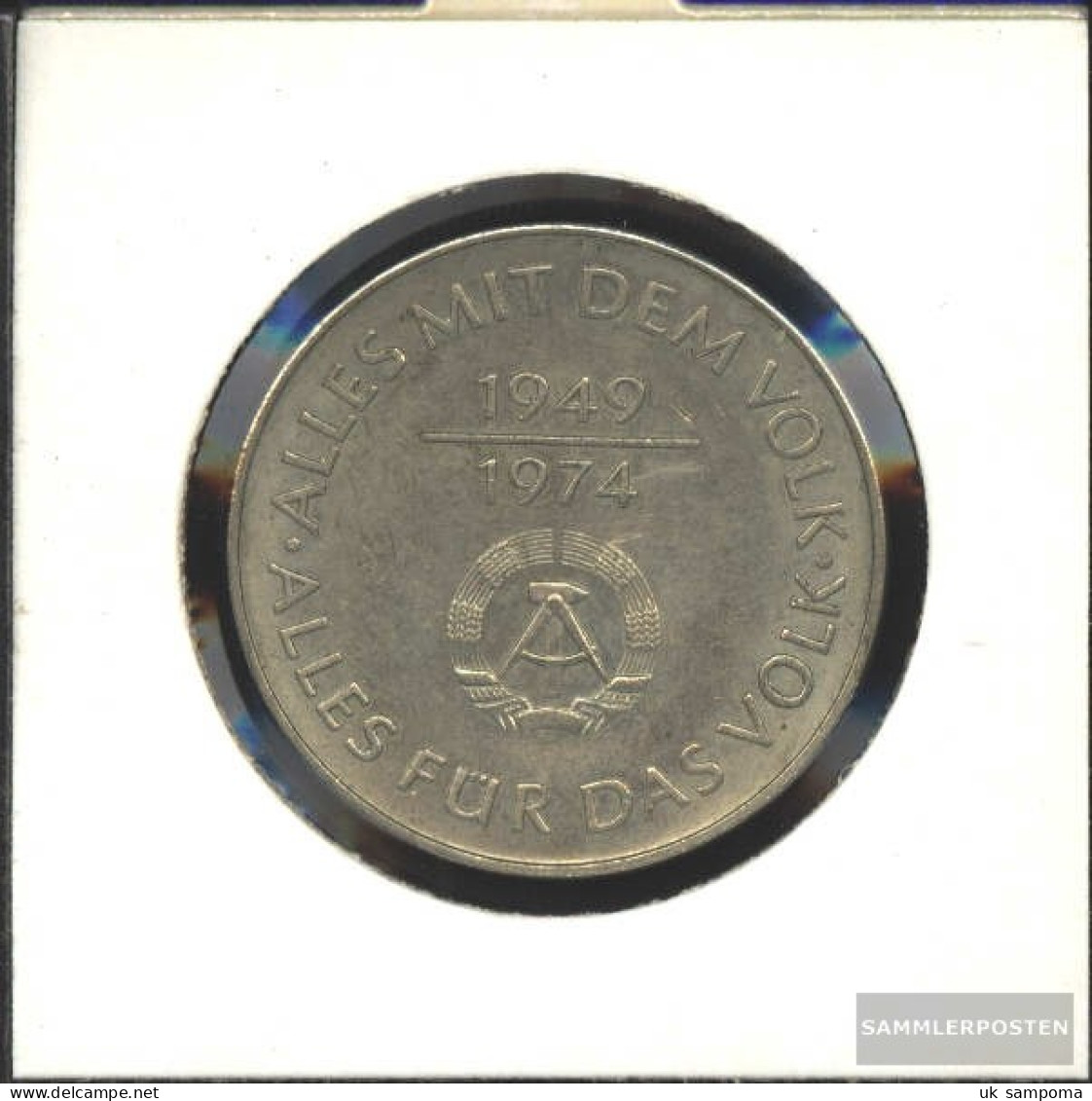 DDR Jägernr: 1551 1974 A Extremely Fine Neusilber Extremely Fine 1974 10 Mark 25 Years DDR - Other & Unclassified