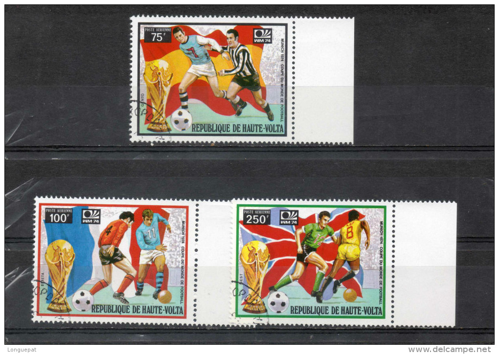 HAUTE-VOLTA - Foot-ball : Coupe Du Monde "Munich 1974"  - Footballeurs Divers (Bereta, Best, Gento) - Sport - 1974 – Germania Ovest