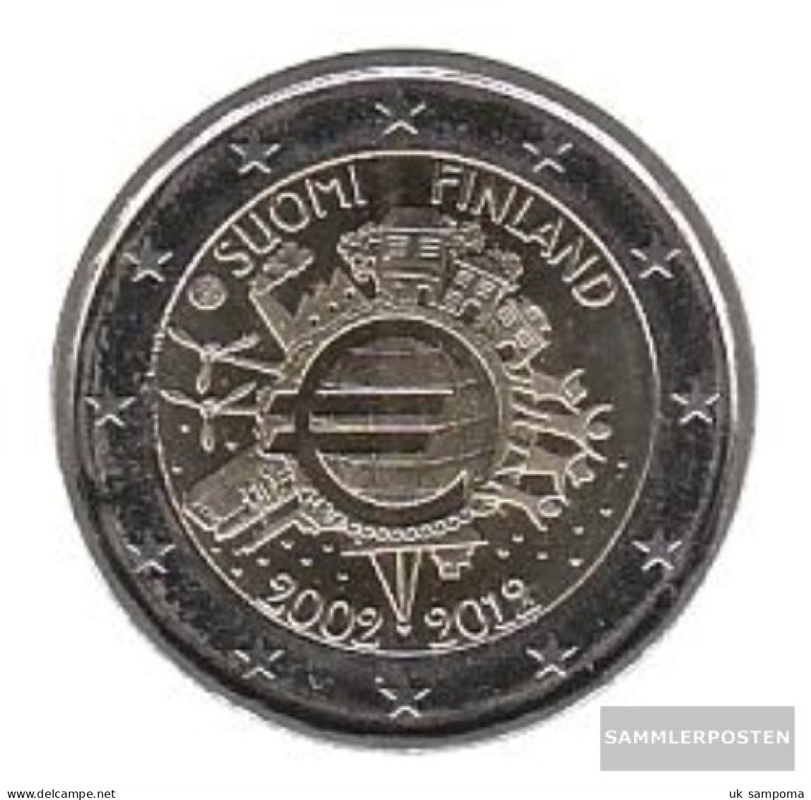 Finland 2012 Stgl./unzirkuliert Stgl./unzirkuliert 2012 2 Euro 10 Years Euro Cash - Finland