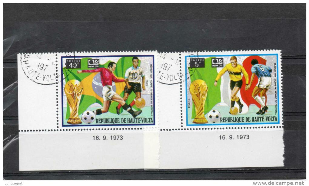 HAUTE-VOLTA - Foot-ball : Coupe Du Monde "Munich 1974"  - Footballeurs Divers (Rivéra, Pelé) - Sport - 1974 – Germania Ovest