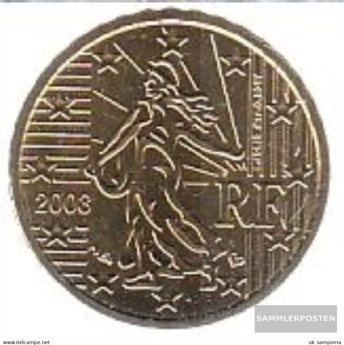 France F 4 2003 Stgl./unzirkuliert Stgl./unzirkuliert 2003 Kursmünze 10 Cent - France