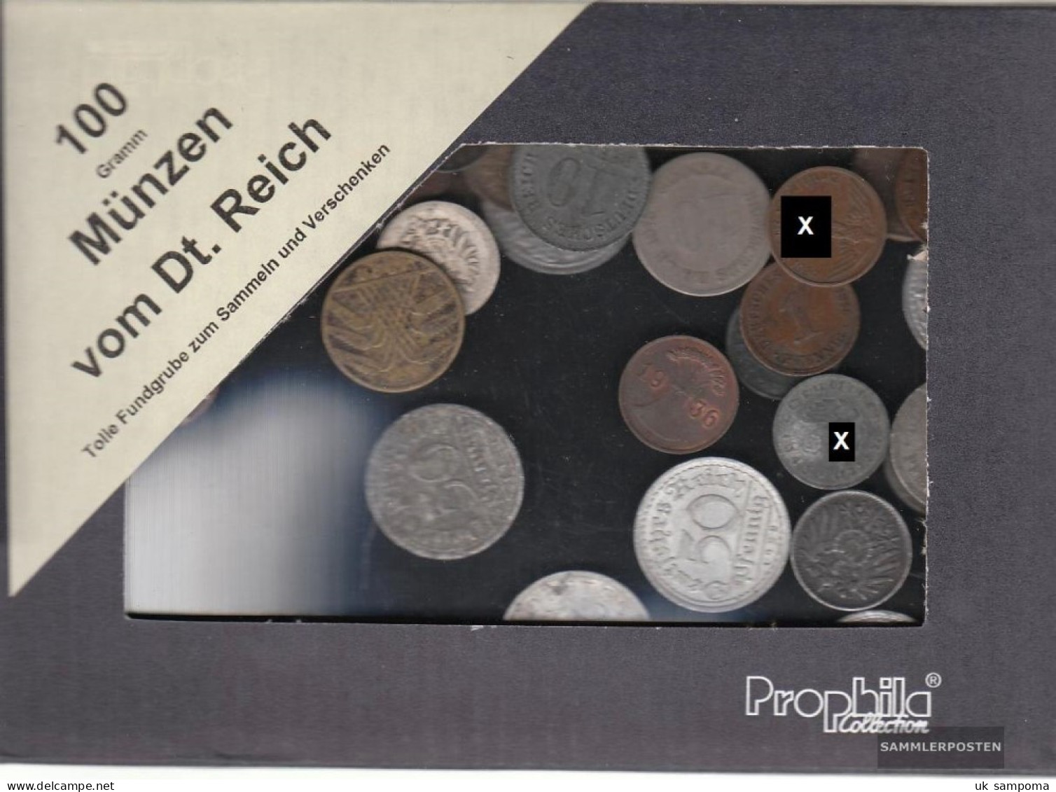 German Empire 100 Grams Münzkiloware - Lots & Kiloware - Coins