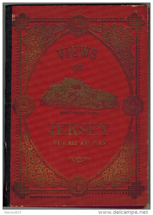 ROYAUME UNI 34 Views Of JERSEY With Map And Plan Guernsey Guernesy Brelade Gorey Helier Lecq Bouley Plemont Aubins - Europa