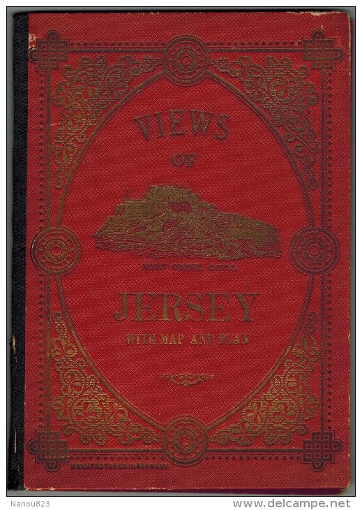 ROYAUME UNI 34 Views Of JERSEY With Map And Plan Guernsey Guernesy Brelade Gorey Helier Lecq Bouley Plemont Aubins - Europe