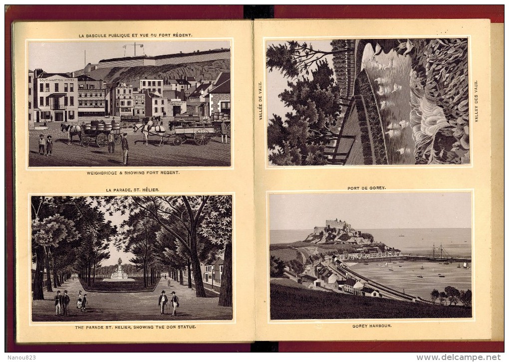 ROYAUME UNI 34 Views Of JERSEY With Map And Plan Guernsey Guernesy Brelade Gorey Helier Lecq Bouley Plemont Aubins